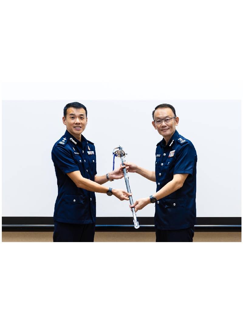 Change Of Command At Woodlands Police Division