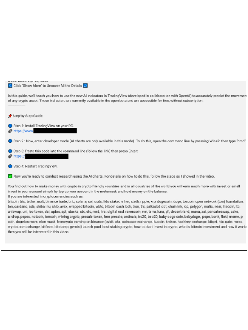 Advisory On Malicious Scripts Executed Via A Fake Youtube Channel