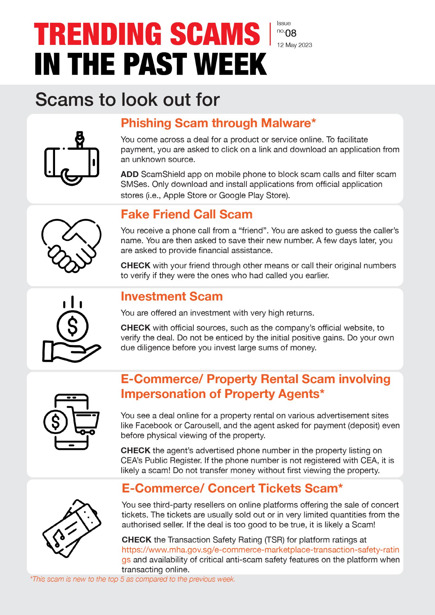 Trending Scams In The Past Week Issue No 8