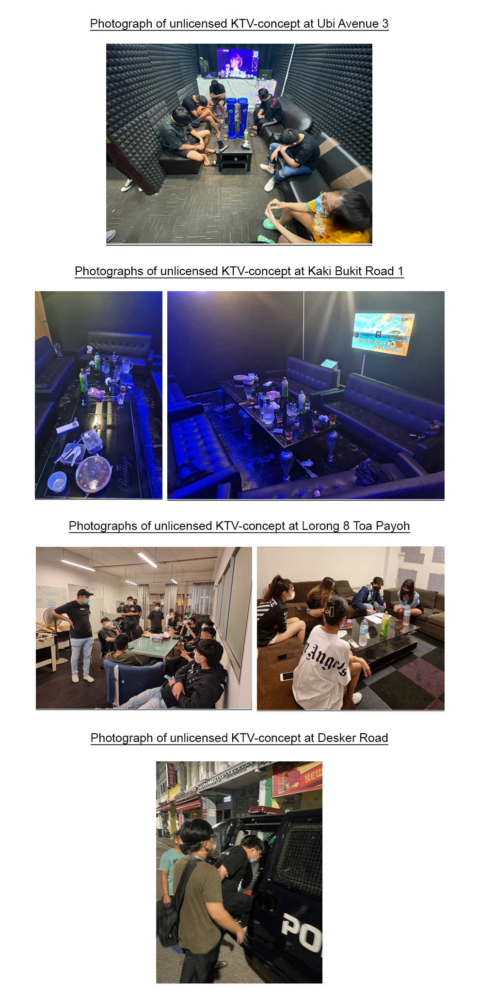 Police Investigating 88 Persons In Enforcement Operations On Massage Establishments And Unlicensed Public Entertainment Outlets
