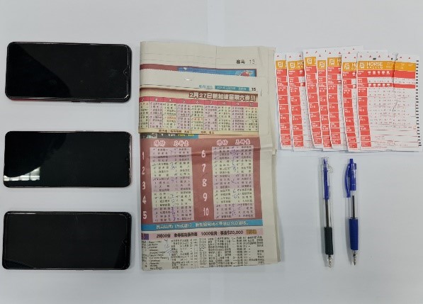 Six Under Investigations Following An Enforcement Operation Against Illegal Betting Activities