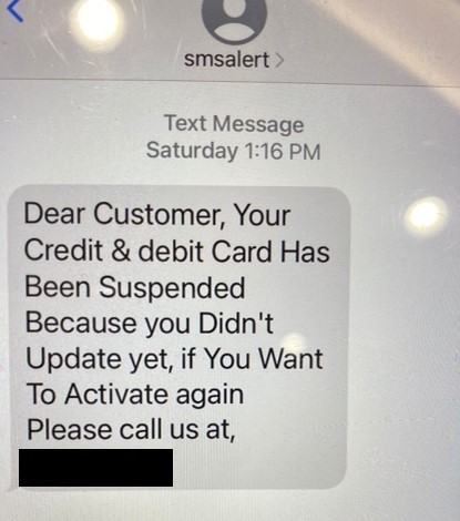 Police Advisory On Scam Messages Circulating Via SMS