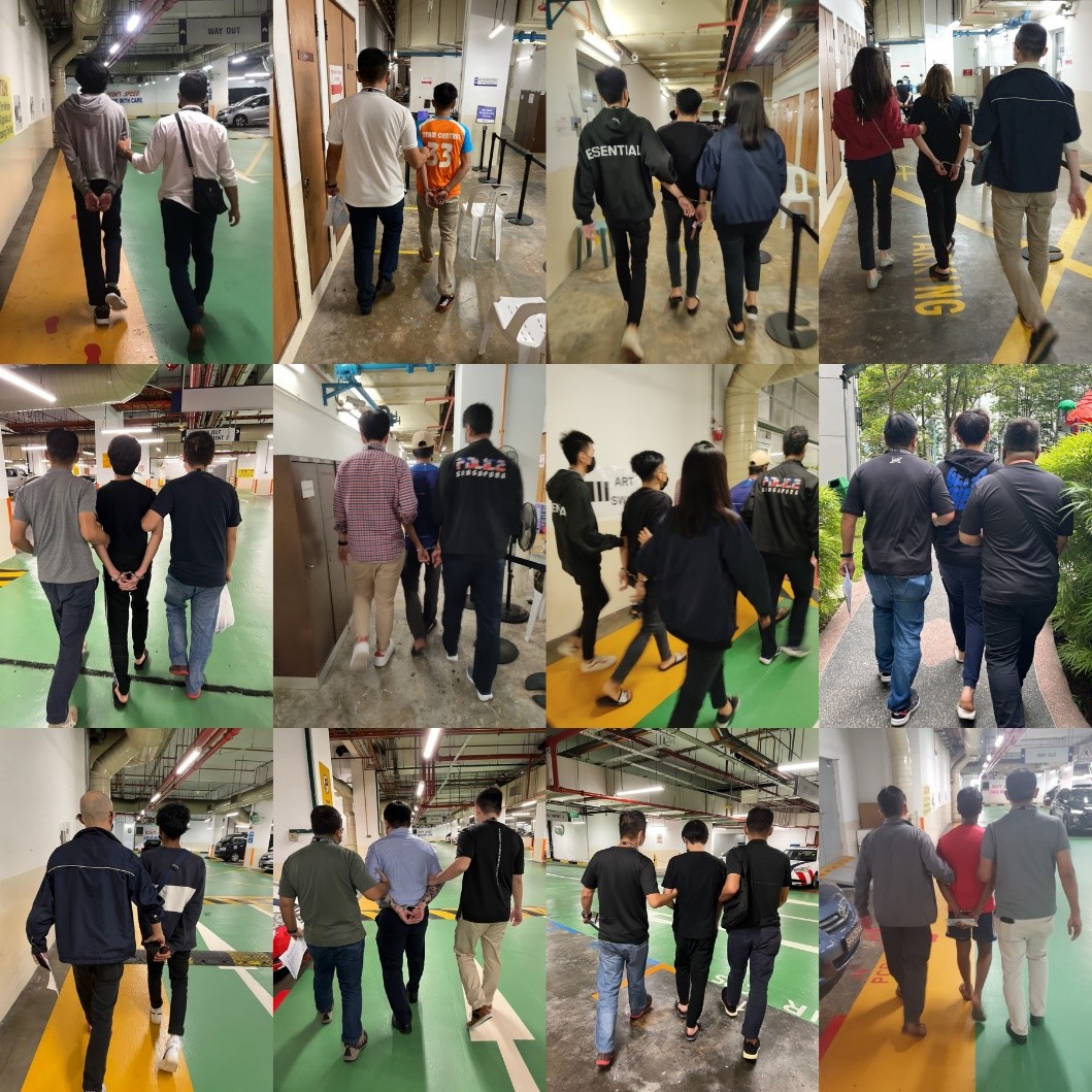 Police Arrest 11 Men And One Woman In Anti-Scam Enforcement Operation