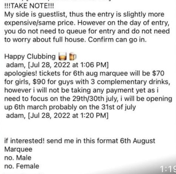 Man To Be Charged For Scam Involving Sale Of Marquee Club Tickets On Telegram