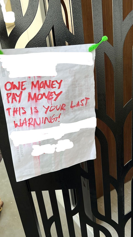 Woman Arrested For Loanshark Harassment