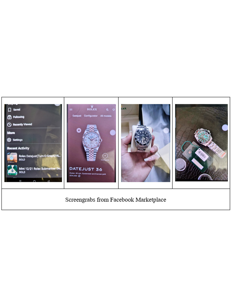 Man Arrested For Sale Of Fake Rolex Watches