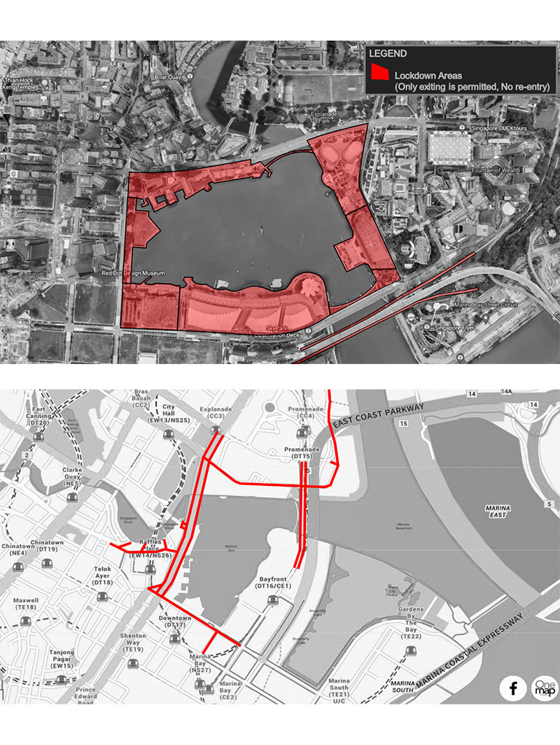 Security And Traffic Arrangements For The Marina Bay Singapore Countdown 2023