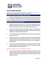 Mid-Year Crime Statistics For January To June 2018