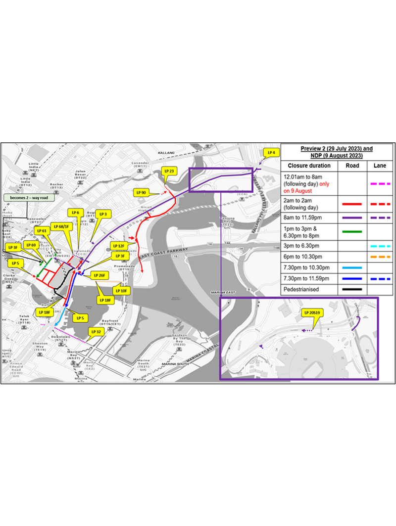 Security And Traffic Arrangements For National Day Parade 2023