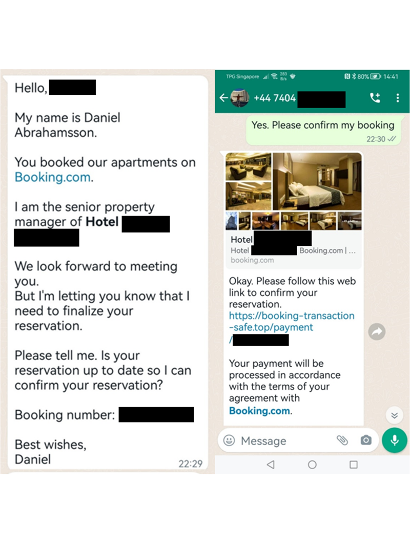 Police Advisory On Hotel-Related Phishing Scams