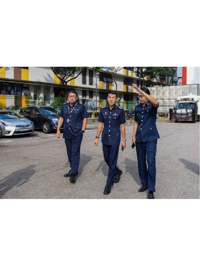 Woodlands Division Public Order Response Force Ground Deployment Exercise With Westlite Woodlands Dormitory