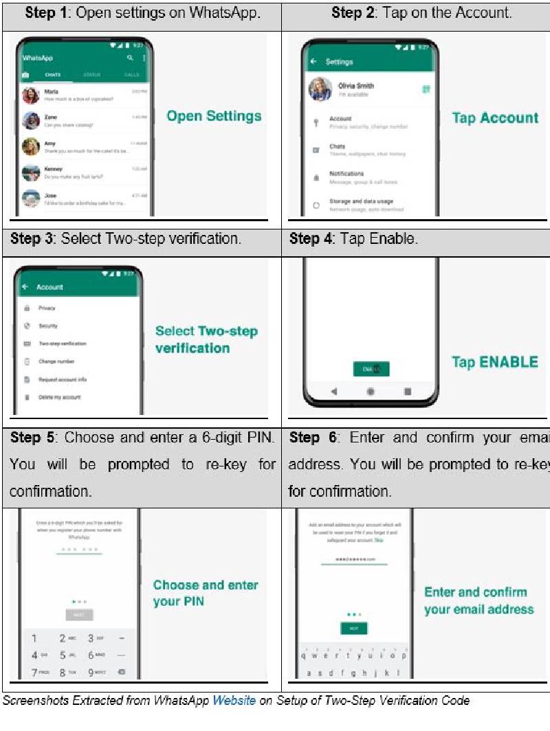 Police Advisory On The Resurgence Of Whatsapp Account Takeover Scams