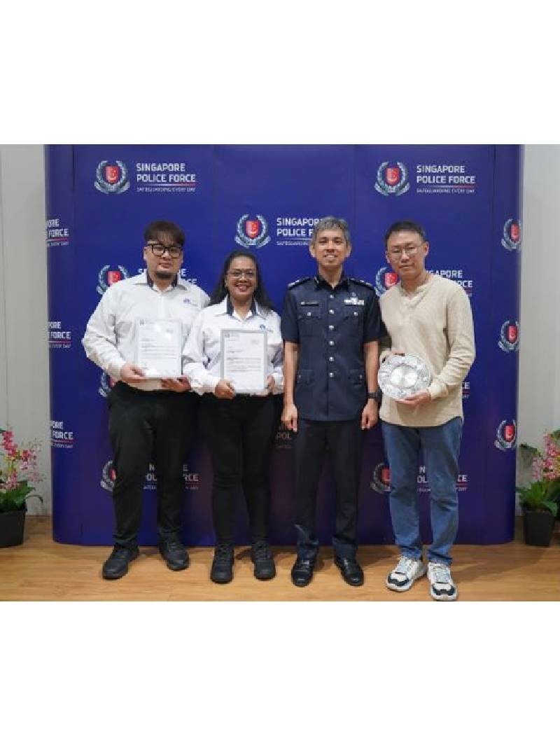 Three Individuals Presented With Public Spiritedness Award And Two Security Officers Presented With Letters Of Appreciation
