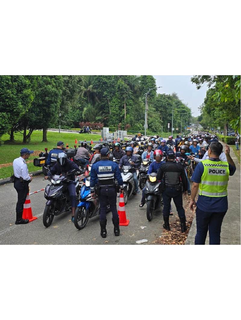 Multi-Agency Enforcement Operation Against Errant Motorcyclists