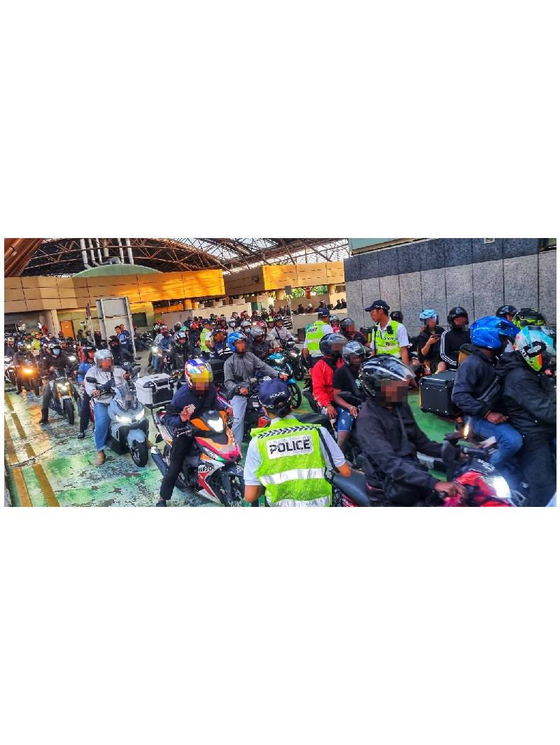 Multi-Agency Enforcement Operation Against Errant Motorcyclists