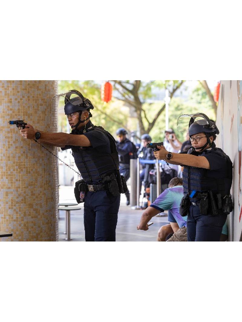 Exercise Heartbeat 2025 – Counter-Terrorism Exercise At Marsiling Mall Hawker Centre