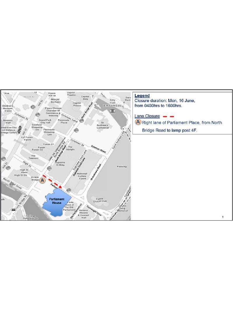 Traffic And Security Arrangements For Singapore-Indonesia Leaders’ Retreat 2025