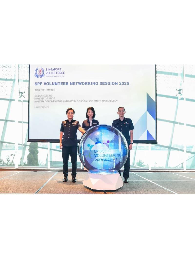 Launch Of Episodic Volunteering Programme At The Singapore Police Force Volunteer Networking Session 2025
